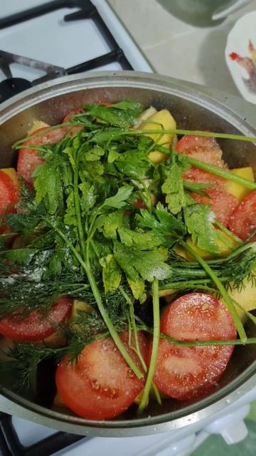 Картошечка с мясом и овощами