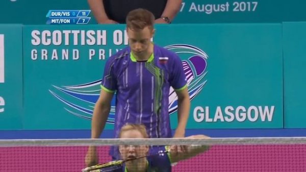 Badminton Durkin Vislova vs Mittelheisser Fontaine XD, SF Scottish Open 2015