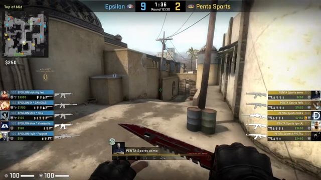 StarLadder StarSeries Season 10: Epsilon Vs PENTA (Berzerk) [Dust 2]