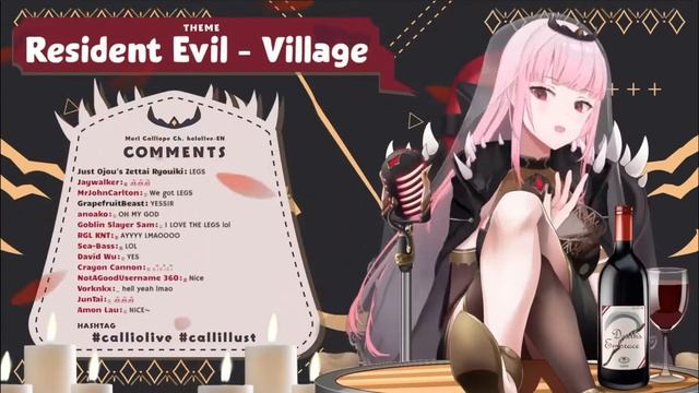 Calli Show Her Feet Up [Mori Calliope / HololiveEN]