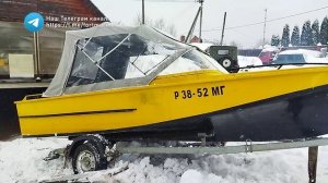 Забираем катер "Амур-д"