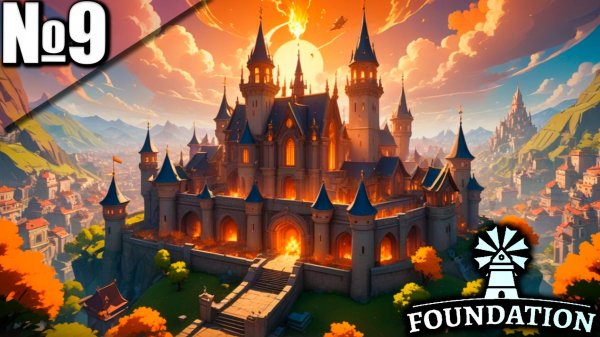 Foundation - Улучшение Стен! Огромное Население! И много-много Денег!