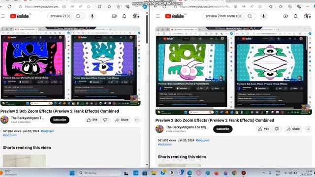 Preview 2 Bob Zoom Effects (Preview 2 Frank Effects) Combined Squared смотреть онлайн