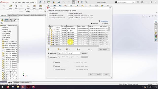 How to use Pack and Go in SolidWorks смотреть онлайн