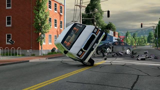 Urban and Motorcycle accidents #01 | BeamNG Drive смотреть онлайн