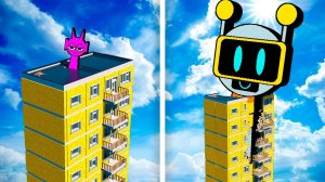 Большие и Маленькие Спрунки Против ДОМА! | Teardown Sprunki Incredibox