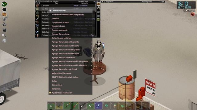 Project Zomboid - Accesorios Para Mochila - Noir's Attachments