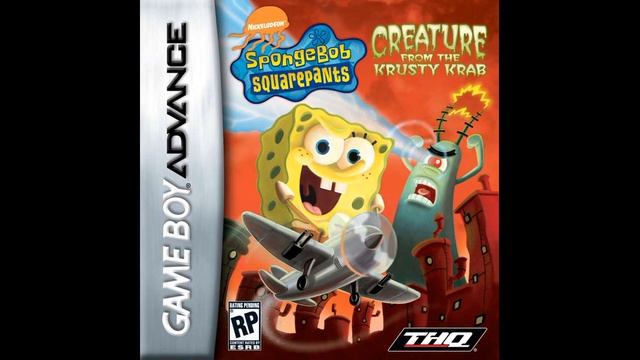 Creature From The Krusty Krab GBA Music - Bull Worm Flying Minigame Theme