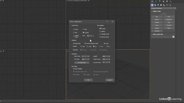 100 - Настройка частоты кадров для анимации в 3ds Max 2025 смотреть онлайн