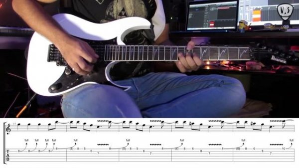 Deep Purple - Highway Star (Solo) - Guitar Lesson with Tab