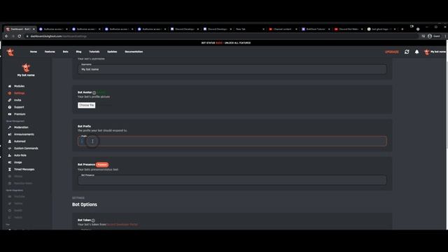 BotGhost Discord Bot Maker Tutorial #3 - Settings смотреть онлайн