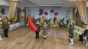 Инсценировка военной песни "Огонек"