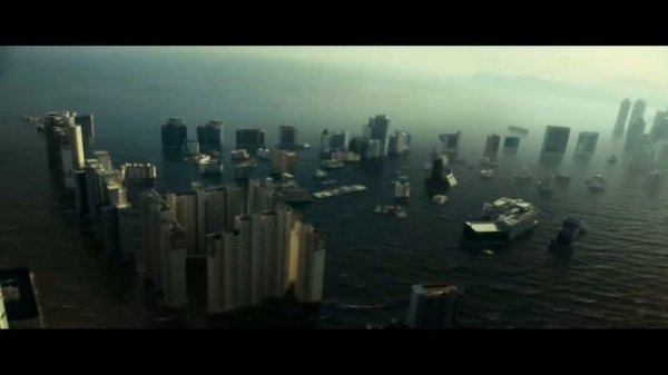 Mega Tsunami (scenes from the movie Tidal wave 2009)