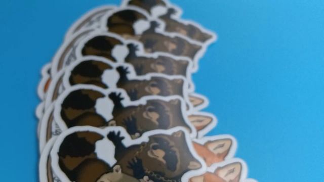 Natures Chain Buds Sticker Teaser | 3x2 Vinyl Sticker | Blue Tiger Stickers смотреть онлайн