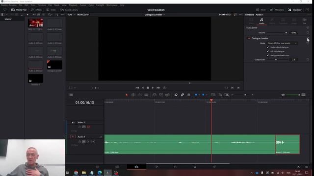 Davinci Resolve - How to use the Dialogue Leveler effect смотреть онлайн