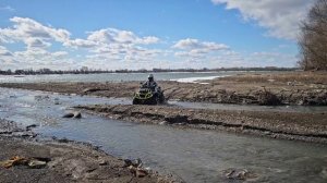 тест драйв нового AODES MUD PRO, прогулка по берегу