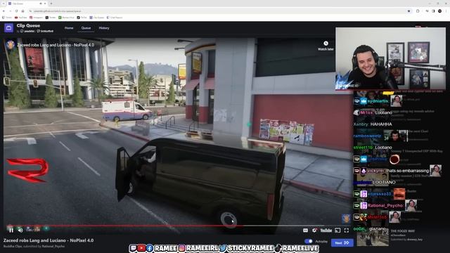 Ramee Reacts to Some Funny GTA RP Clips and More! | Nopixel 4.0 | GTA | CG смотреть онлайн