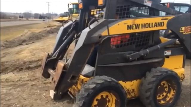 New Holland L160 Skidsteer For Sale on Online Auction смотреть онлайн
