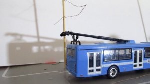 Как сделать контактную сеть для троллейбуса Автопром?