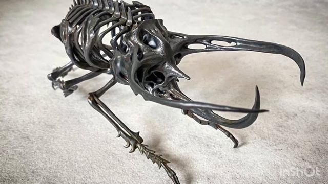 【オトナのムシキング】 Chalcosoma chiron コーカサスオオカブト　標本模型　3dプリンタ смотреть онлайн