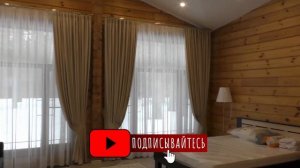Шторы на окна в деревянном доме в интерьере гостиной. Какие шторы в деревянный дом из бруса выбрать?