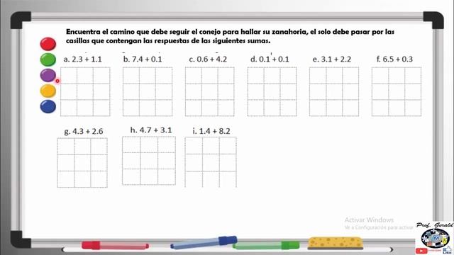 2.1 Suma de números decimales hasta las décimas sin llevar смотреть онлайн