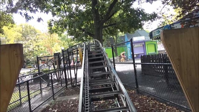 Lil' Phantom HD On-Ride POV Front Kennywood Summer 2016 смотреть онлайн