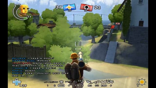 Battlefield heroes Gunner Gameplay #2 смотреть онлайн