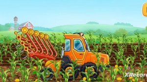 Мультик про машинки українською мовою. Огляд гри Agro Trucks. Кукурудза. Попкорн.