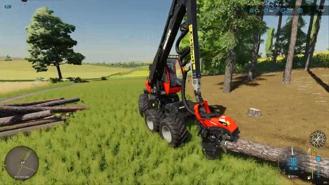 ЗАГОТОВКА ЛЕСА И ПОСТРОЙКА ЛЕСОПИЛКИ | FS22 | Somewhere In Thuringia III - Timelapse #1 смотреть онлайн