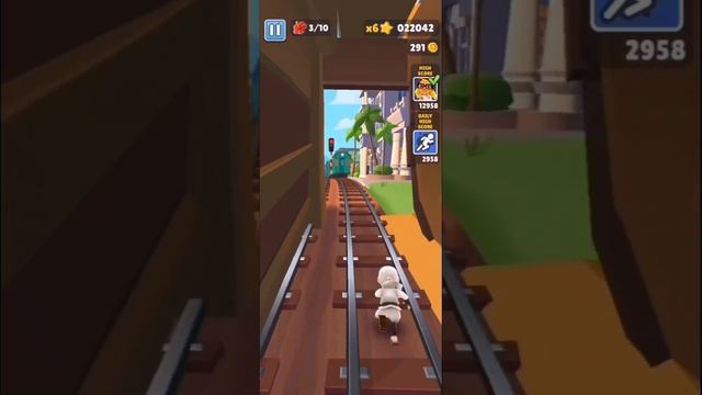 играю в игру сабвей сёрф [видео на фон]. смотреть онлайн