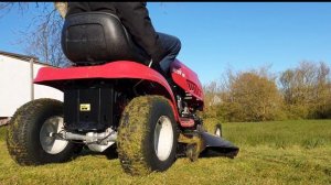 RC Monster Truckin' and the MTD 96 Lawn Mowing Tractor!