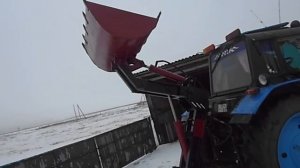 Погрузчик на заднюю навеску МТЗ
