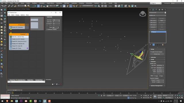 3ds Max Animation Cinematic Scene | How to model & animate birds смотреть онлайн