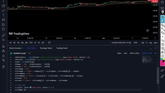 RSI + EMA + Supertrend | 3 In 1 Indicators In Tradingview смотреть онлайн