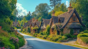 Английская деревушка Бибури - место невероятной красоты. Пешеходная экскурсия в формате 4K HDR