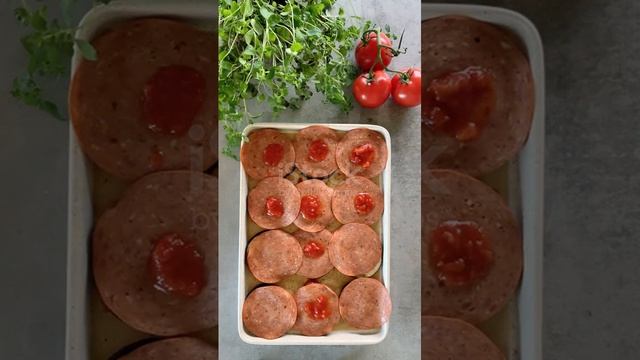 Мини баклажан пицца