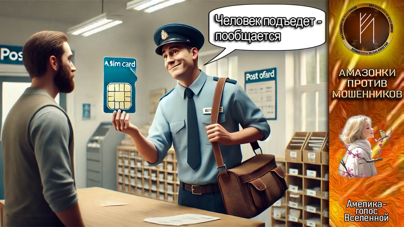 Нелепые угрозы мошенников. Амелика. Телефонное мошенничество.