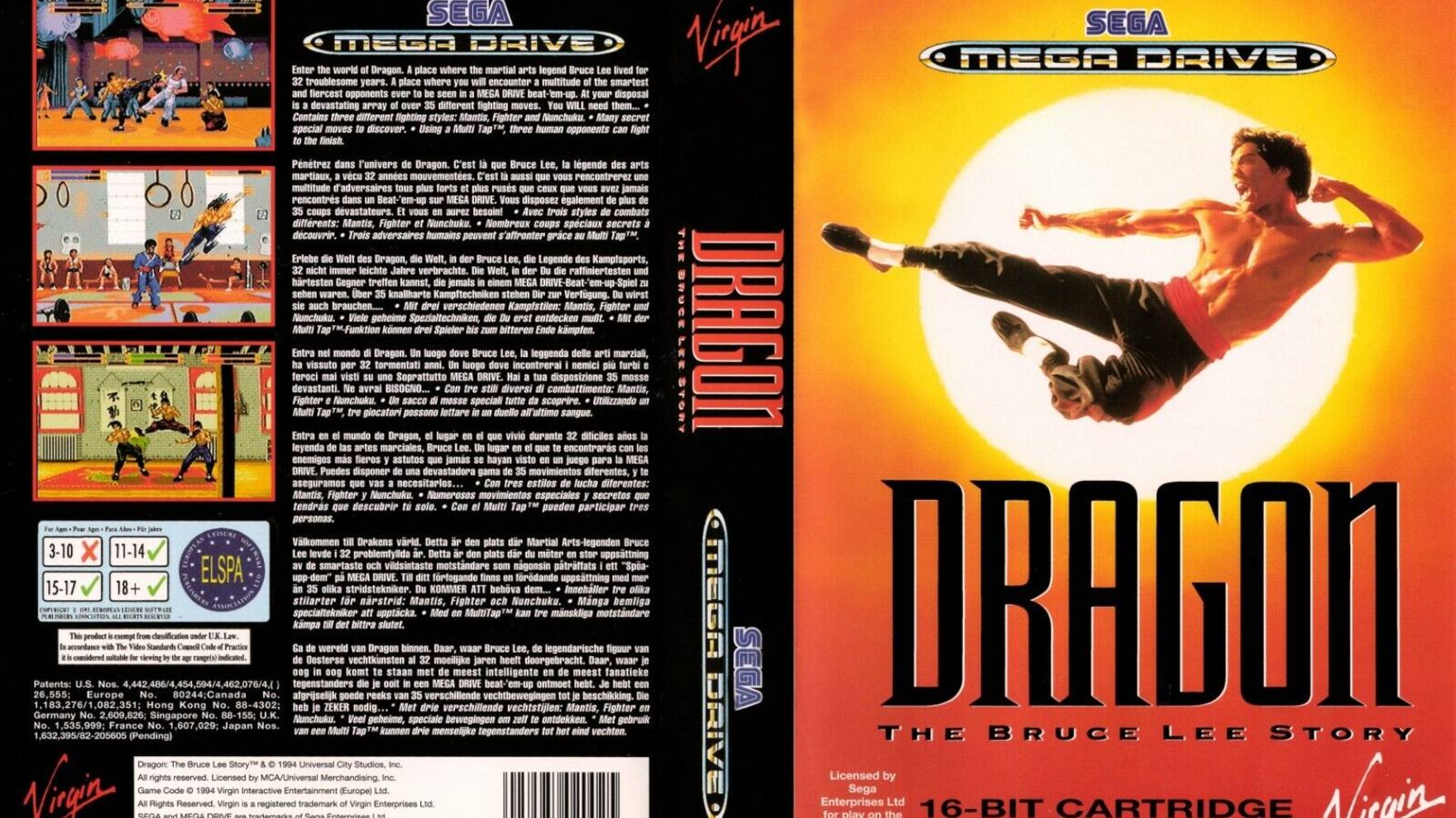 (Повтор Стрима) SEGA ◈ Dragon - The Bruce Lee Story