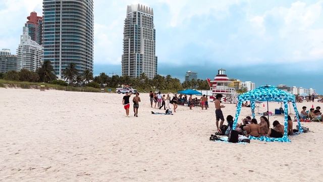 Miami Beach. South Beach Florida 4K HDR Walking Tour смотреть онлайн