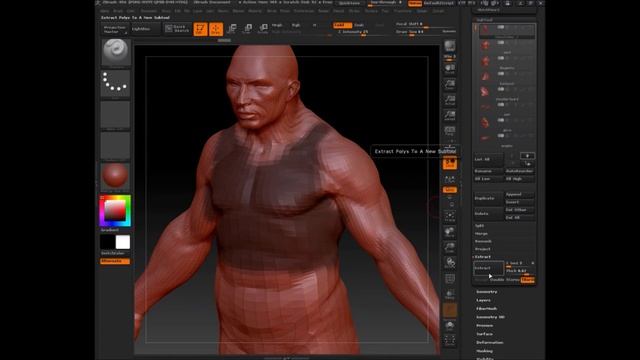 Tutorial Zbrush ITALIANO - 04 Introduzione a Subtool, Geometry, Deformation e funzione Subdivision смотреть онлайн