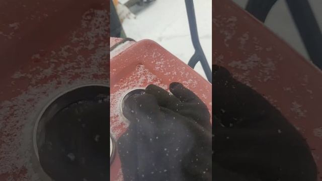 Пуск двигателя в мороз минитрактор Шифенг 244 при -13 смотреть онлайн