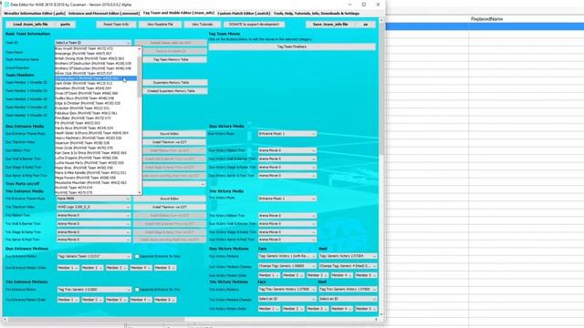 WWE2K19 Tag Team GFX Tutorial - Modding Made Easy By A Flying Pig - WWE2K Mods