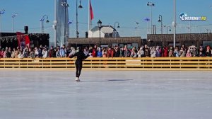 Елизавета Туктамышева выступила на закрытии ледового сезона на «Катке у Флагштока»