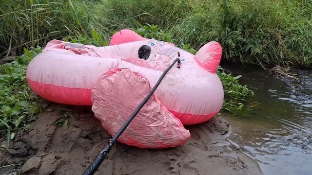 BESTWAY 41110 - Large Inflatable Flamingo 1.91m X 1.78m, Inflated With Hand Pump - 1.08.2023
