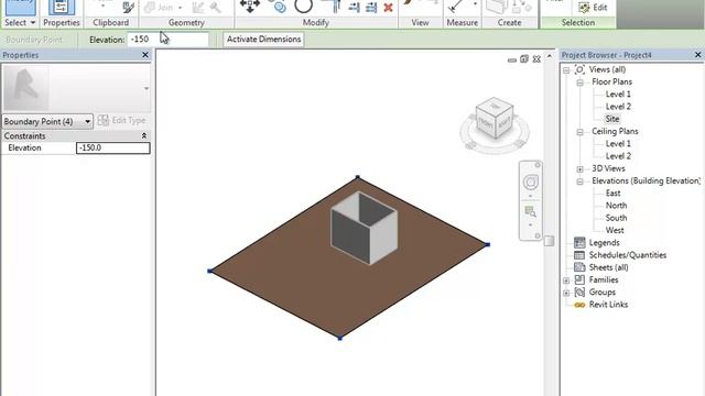 Revit 2014 Creating A Topo Surface смотреть онлайн