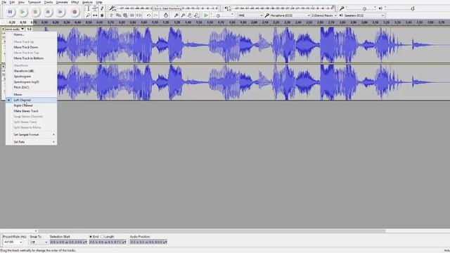 How to Change Mono to Stereo in Audacity смотреть онлайн