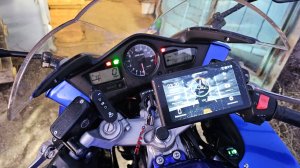 Мото видеорегистратор Android Auto на HONDA VFR 800