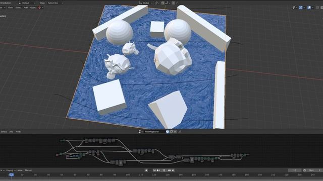 Blender GeometryNodes FlowMap Baker смотреть онлайн