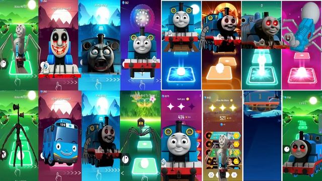 Team Thomas: Train Exe 🆚 Evil Thomas 🆚 Spider Thomas 🆚 Thomas TheTrain